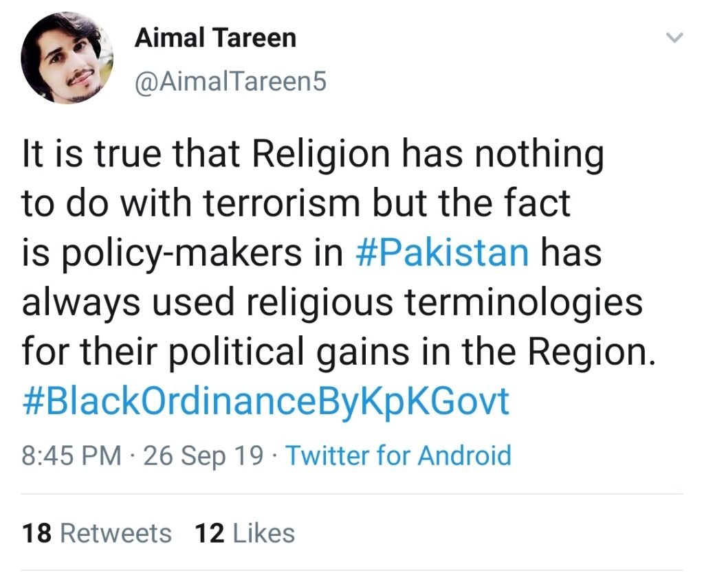  Pakistan Murderer of Muslims : Hypocrisy and Duplicity of Pakistan Exposed: A tweet by a Pashtun 