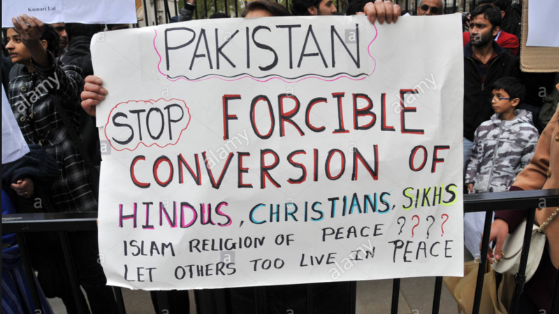 Protests against Forced Conversions of Hindus, Christians and Sikhs to Islam