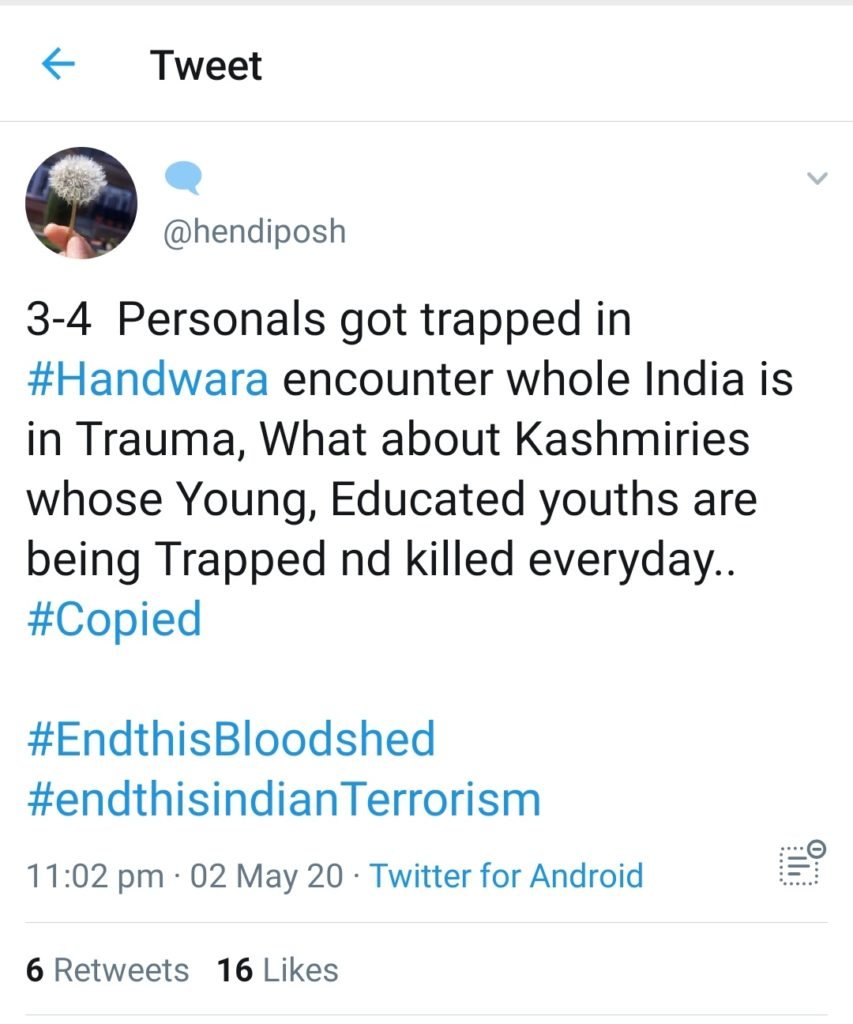  India Battles with Terrorists From Pakistan: Some Radical Handles celebrating the Terrorist Attack